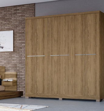 Wardrobe 6 Doors And 2 Drawers E530-NG Nogueira - Kappesberg