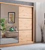 Navara 215 OG 2 Sliding Door Wardrobe With Mirror Artisan Oak 11008279 - Forma Ideale