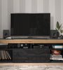 Almeida 180 Comfort Tv Stand Oak / Black 11011207- Forma Ideale