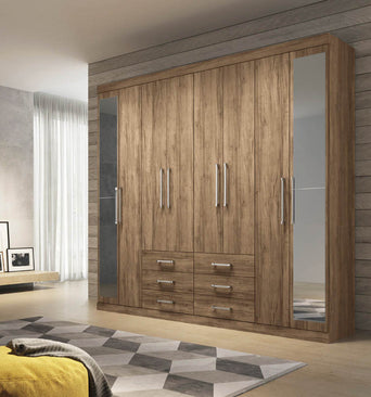 Armoire Master 8 Doors and 9 Drawers Atacama Large Couple Wardrobe