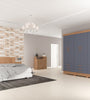 Vila Velha 6 Doors and 9 Drawers Wardrobe 2130R-450 Rustic Canelato/Graphite - Mass Atualle