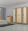 Durban 6 Doors and 3 Drawers Wardrobe 2020R-355 Canelato Rustico Natura Off White - Mass Atualle