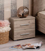 Bedside Uni NO2F Nightstand With 2 Drawers Oak 11008694 - Forma Ideale