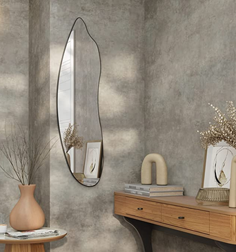 Decorative ES18 PF 120CM Black Mirror Wall Panel