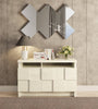 Decorative Accessories TB83 Ww 127cm Off White Mirror Wall Panel