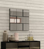 Decorative Accessories TB86 75cm Black Square Mirror Wall Panel - Dalla Costa