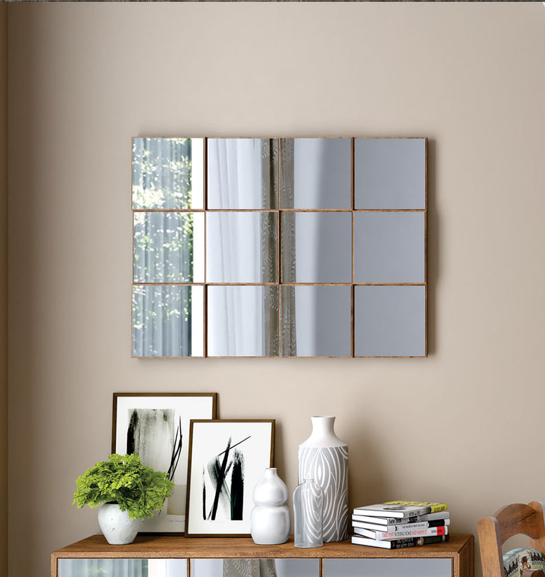 Decorative TB87 Nobre Square Mirrors Wall Panel - Dalla Costa