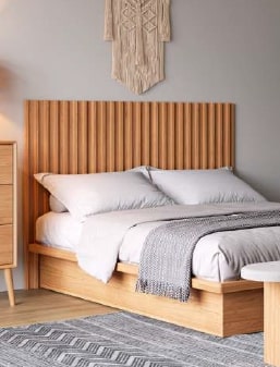 Beds Tw151 Freijo 168cm Headboard Uv Paint - Dalla Costa