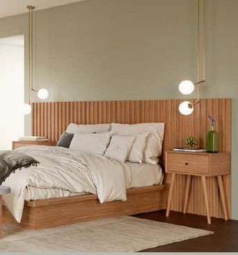 Modern Bed Tw152 Freijo Headboard With Uv Paint Finish - Dalla Costa