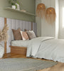 Modern Bed TW196 Freijo/liso Upholstered Headboard - Dalla Costa