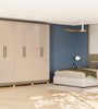 Wardrobe With 6 Doors And 4 Drawers CB03N560-NGMC Nogueira/Macadamia - Kappesberg