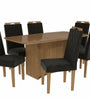 Bella Table + 6 Chairs Dining Set CSJ1236EA-A038 Black - Kappesberg