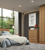 Astro 3P 3 Doors And 2 Drawers Wardrobe Almendra - 5693